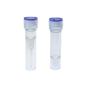 【试用】0.5mL+1.5mL标准盖双色注塑螺帽管，透明，可立.无刻度，非灭菌